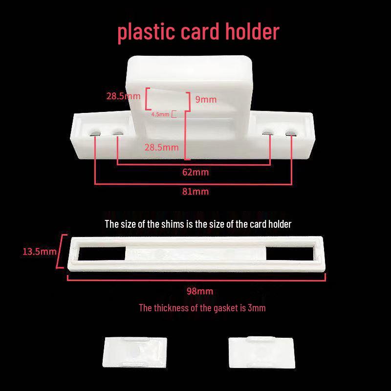 Verstärkter UPVC-Dreh-Kipp-Tür- und Fenstergriff in L-Form mit Schloss