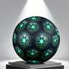 1pc Neon Hexagon Themed Soccer Ball, Size 5, Lightweight PVC Material, Outdoor Training Soccer Ball Gift. q62258