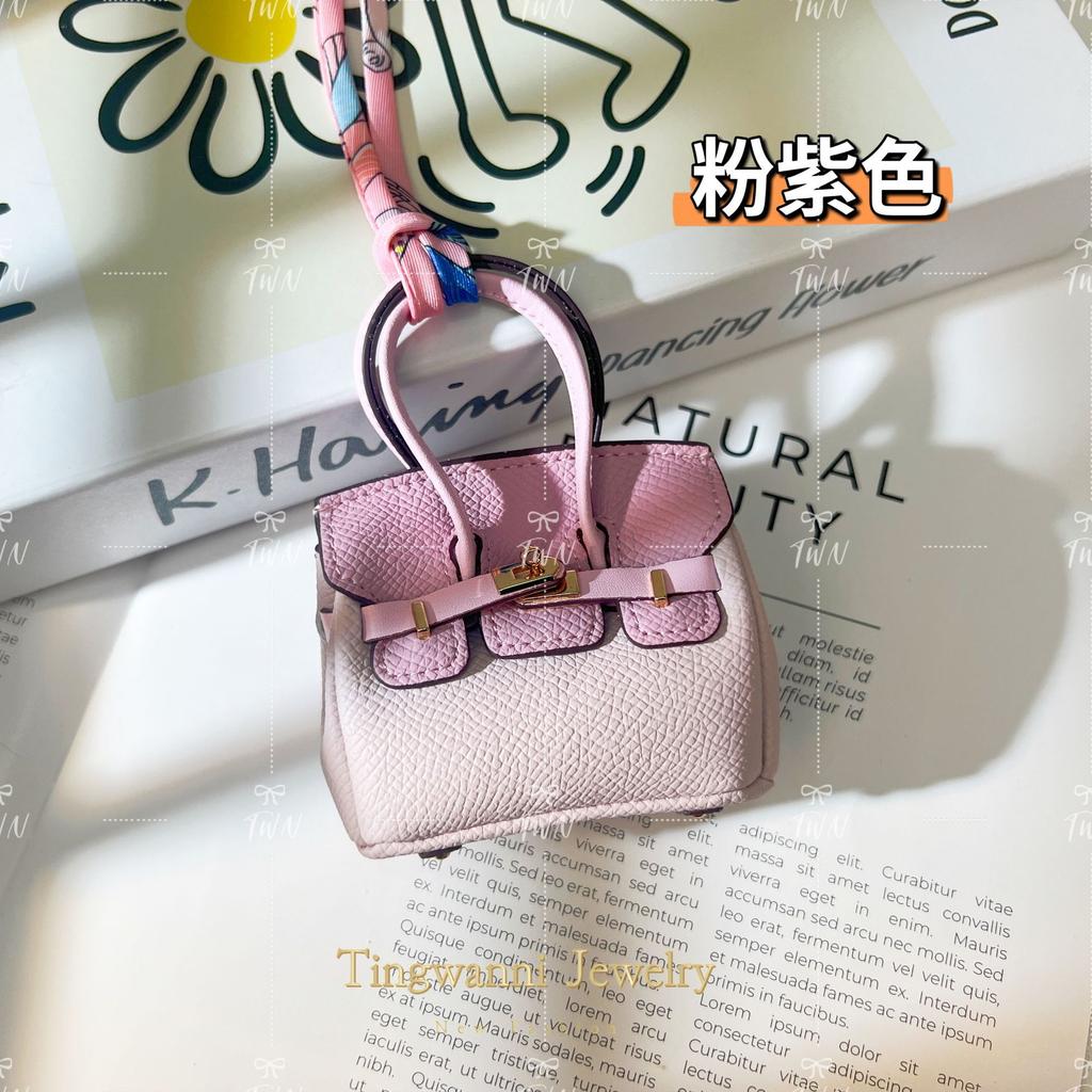 New Fashionable Mini Bag Pendant Cute Earphone Bag Mouth Red Envelope Car Keychain Bag Pendant Change Bag Female