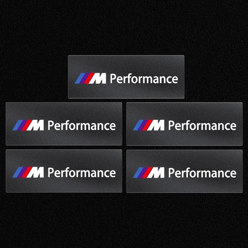 M LOGO Emblem Car Interior Random Stickers Car Steering Wheel Styling For BMW X7 X3 X4 X5 X6 3 4 5 6 7 Series Z4 M M3 M5 M6 E38 E39 E46 E53 E60 E61
