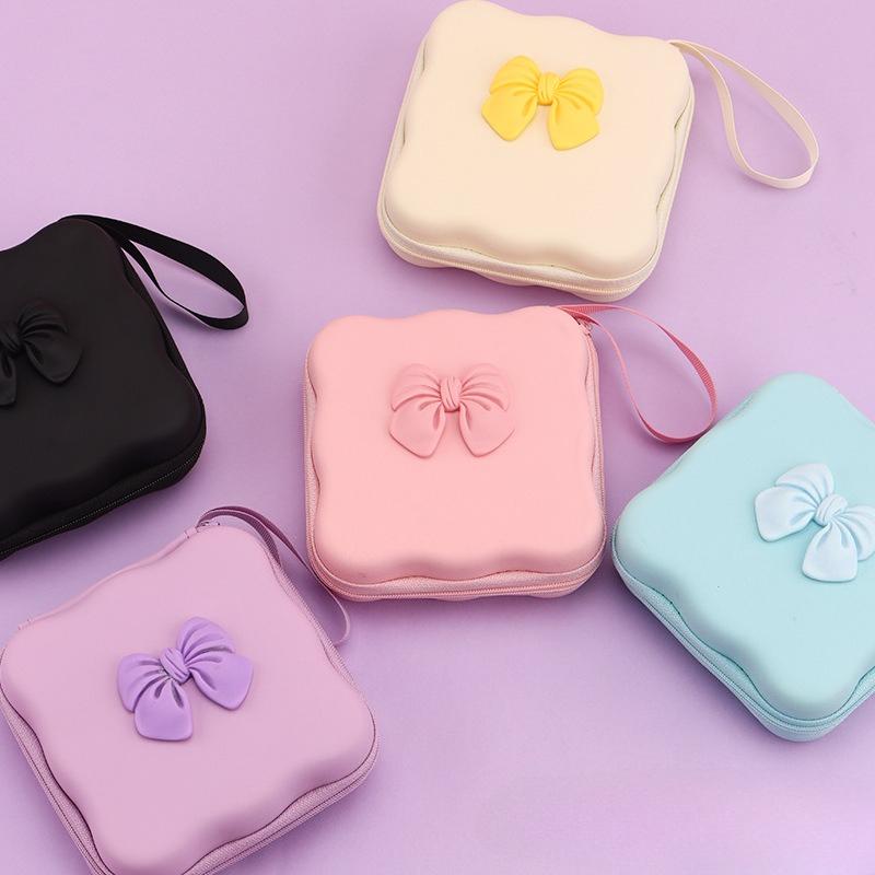 Cute Girls Earphone Digital Organizer Bag Travel Cable Storage Case| Earphone USB Drive Electronic Accessories Pouch Carry Case