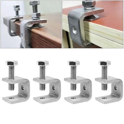 1/2/4pcs C Clamps Tiger Clamp For Mounting U Clamps Small Desk Clamp  For Metal Working Steel Beam Clip Steel Pipe Square Clip