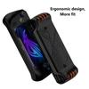 Kit 3-în-1 pentru Asus ROG Ally X Husă din silicon Portabilă de călătorie Husă de transport cu folie de protecție din sticlă temperată