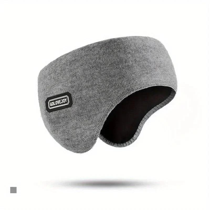 1Pcs Warm Ear Protection Outdoor Sports Thick Wide Brimmed Headband Autumn and Winter Cycling, Windproof and Cold Proof Earmuffs