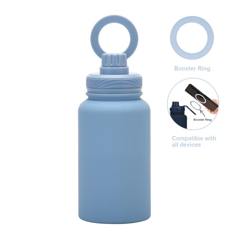 Handy-Magnet-Halterung Becherhalter Outdoor 650ml Große Öffnung Thermoskanne Edelstahl Sport-Wasserflasche
