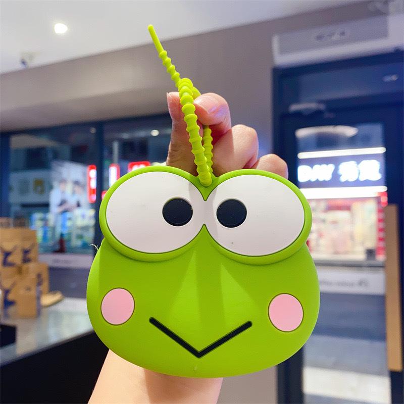 Cartoon Animal Silicone Keychain Bag - Kids' Coin Purse & Toy Pendant