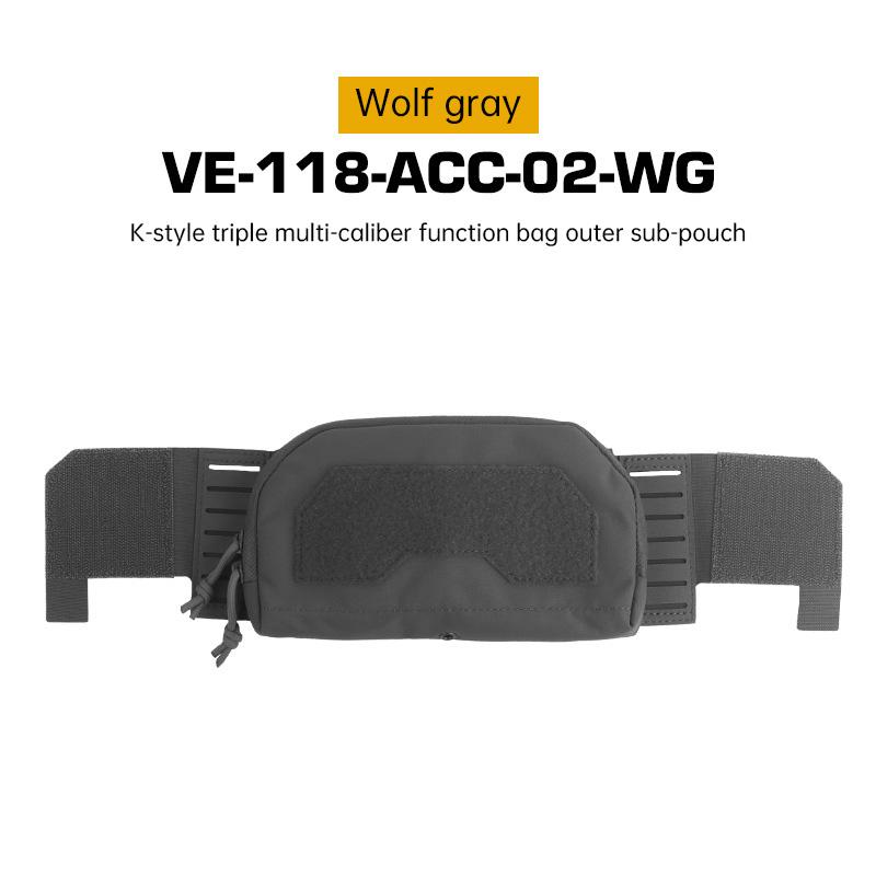 

Agilit Style 2nd Layer Admin Pouch Tactical Storage Bag for Multi-Caliber Triple Mag Pouch Airsoft Vest Plate Carrier Accessory WG