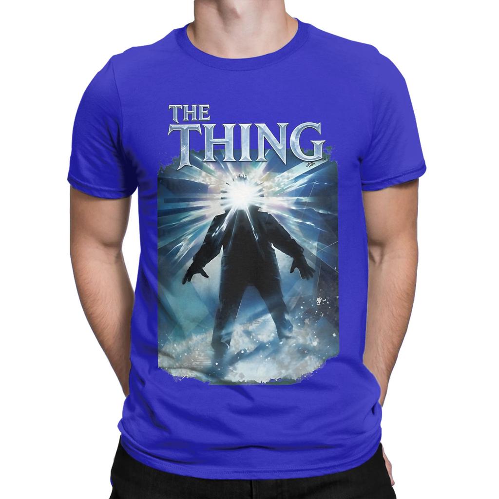 Classic Horror Icon Film Graphic Outerwear Funny 100 Cotton Tshirt The Thing Tops Tees For Unisex