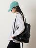 Aeyiostudio (Worn By Celebrities) Logo Glossy Backpack_Black