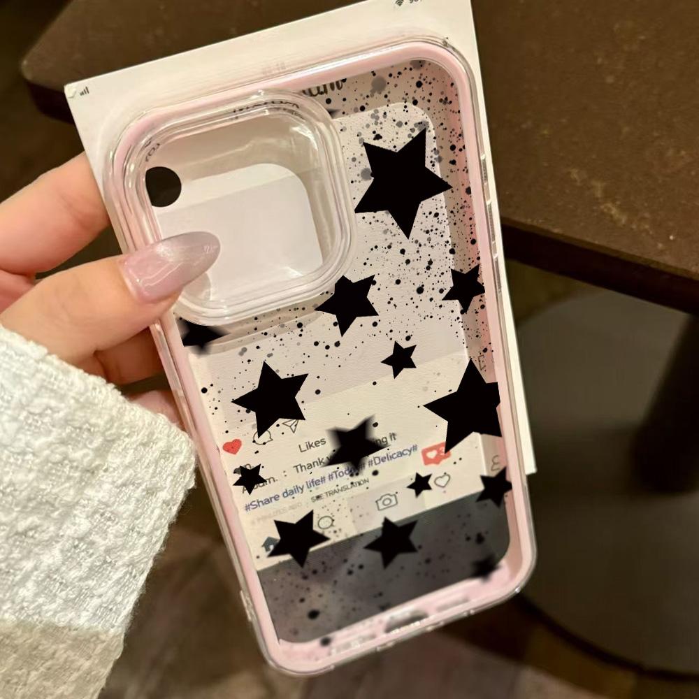Love Heart Phone Case For iPhone 16 Pro Max Case iPhone 13 14 11 12 15 17 Pro Max 17 Air 2 IN 1 Transparent Soft Silicone Cover