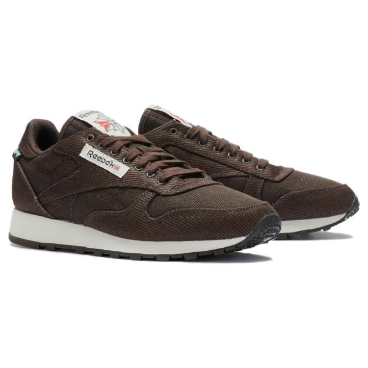 Reebok Classic Leather Comfortable Versatile Low-Top Casual Running Shoes Unisex sneaker Brown 100034258