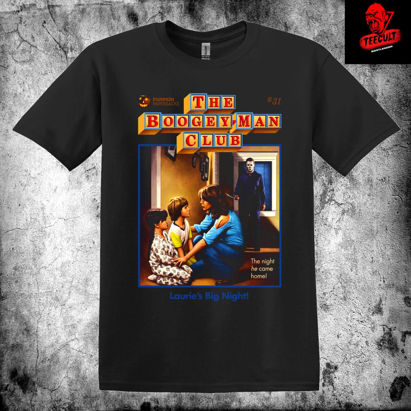 Men s and Women s T-shirts The Boogeyman Club Cult Horror Movie Unisex Cotton Retro S