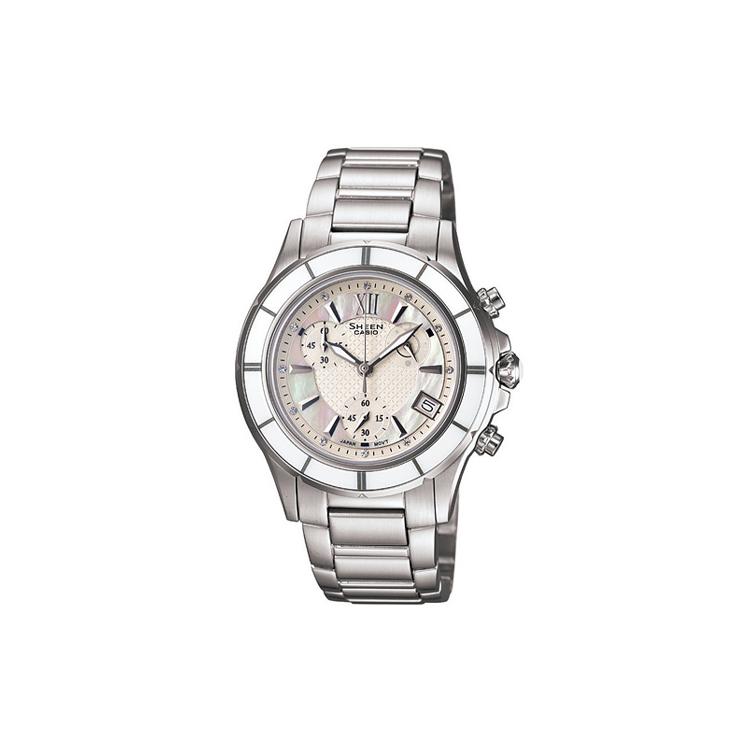 

CASIO Women s SHEEN White Watch SHE-5516D-7A SHE-5516D-7A