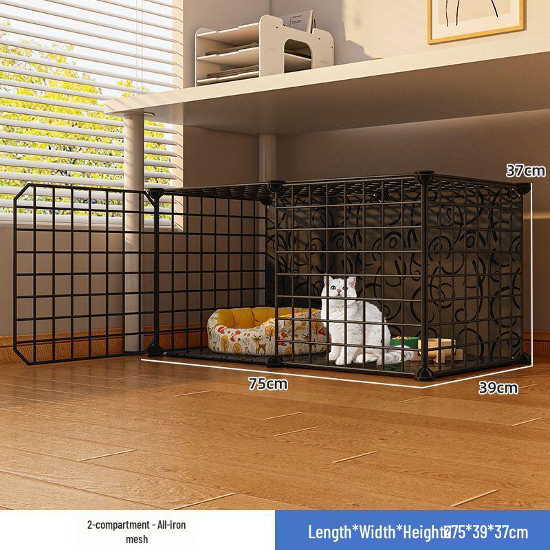 Indoor Cat Villa: Multi-Layer Winter Home & Toilet, Spacious Cabinet Bed