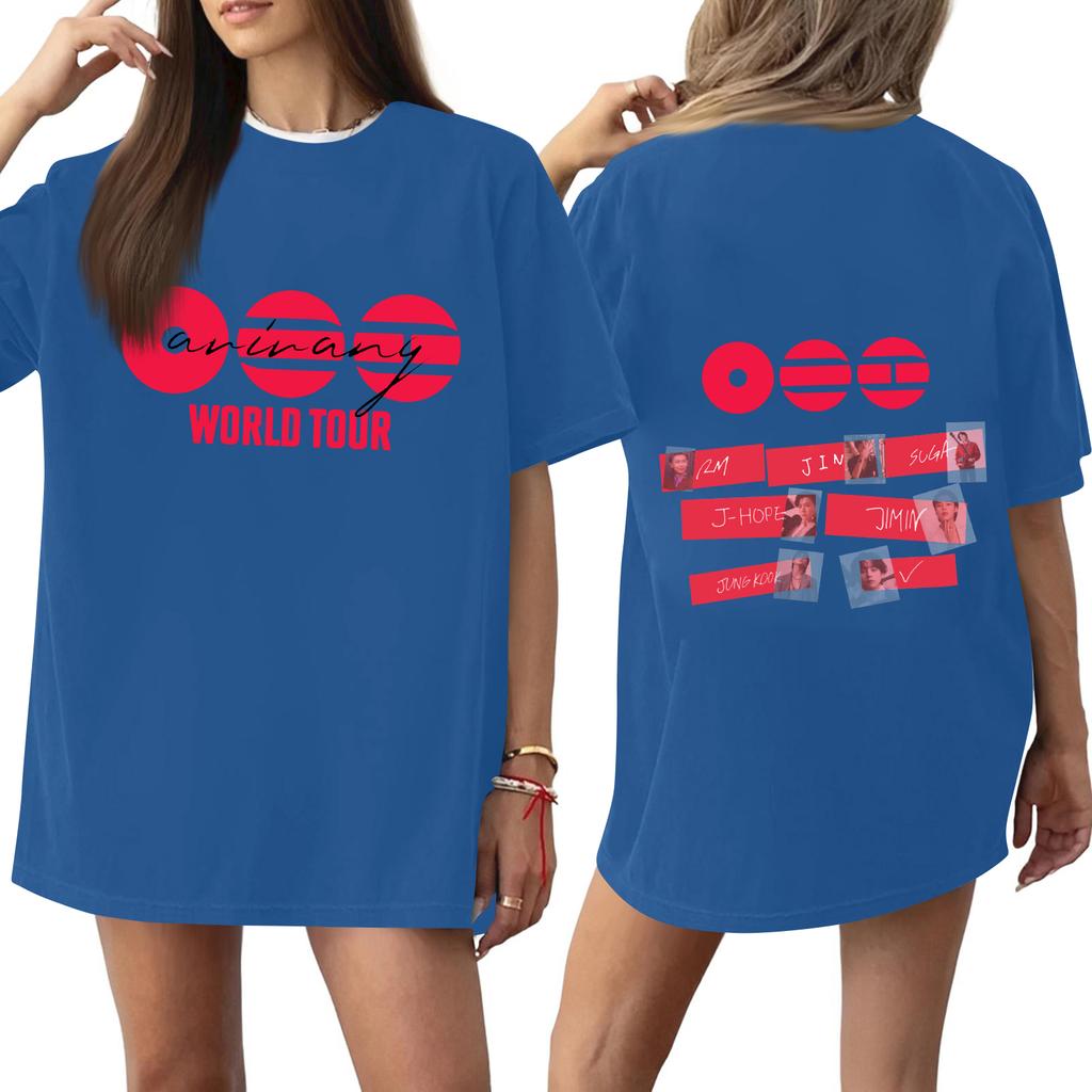 Women's Casual Letter Print Short-sleeved Top T-shirt