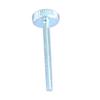 5pcs M3 Zinc Plated Carbon Steel Flat Knurled Head Bolts Thumb Screws (M3*30)