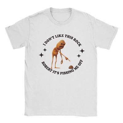 I Dont Like This Rock Worm T-Shirt Trendy Cool T Shirts Short Sleeve Vintage Tops Summer Cotton Crewneck Plus Size 5XL Top Tees