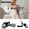 Akustikgitarren-Tonabnehmer Akustikgitarren-Ansteck-Tonabnehmer Saiteninstrument Spielhilfe Audiozubehör für Versammlung Bühne