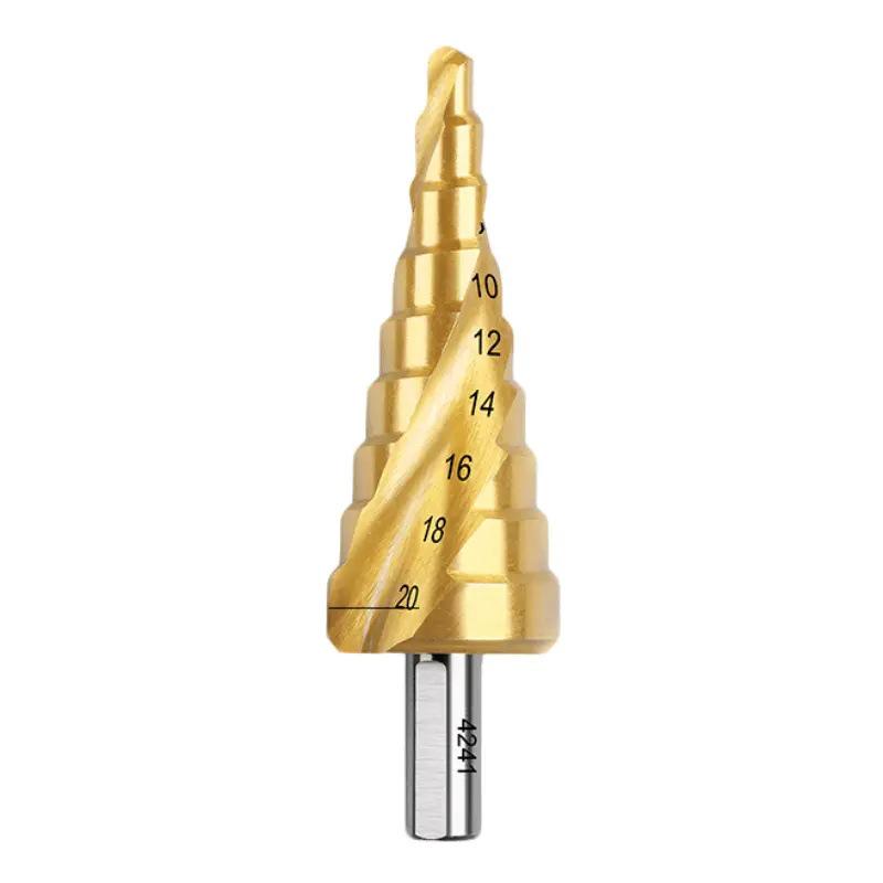 High Hardness Stainless Steel Step Drill Bit for Metal Hole Drilling
