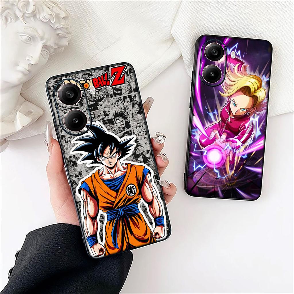 Comics Android 18 Dragon Gokus Ball Phone Cover for Motorola Moto G86 G14 G35 G34 G45 G55 G67 G75 G85 G24 G15 G54 G57 Power Case