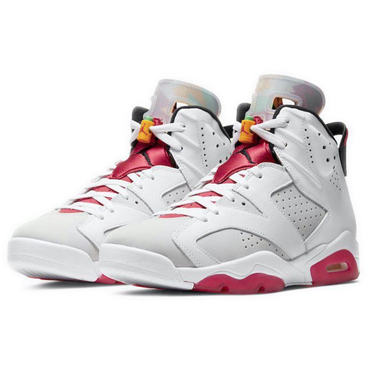 Air Jordan 6 Retro Hare Męskie Sneakersy Szare Neutralny-szary Biały CT8529-062
