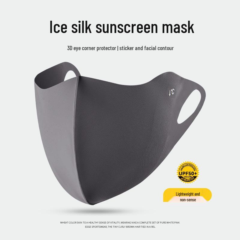 2025 Ice Silk Full Face Sun Mask with UV Protection - Neck Guard & Breathable Sunshade
