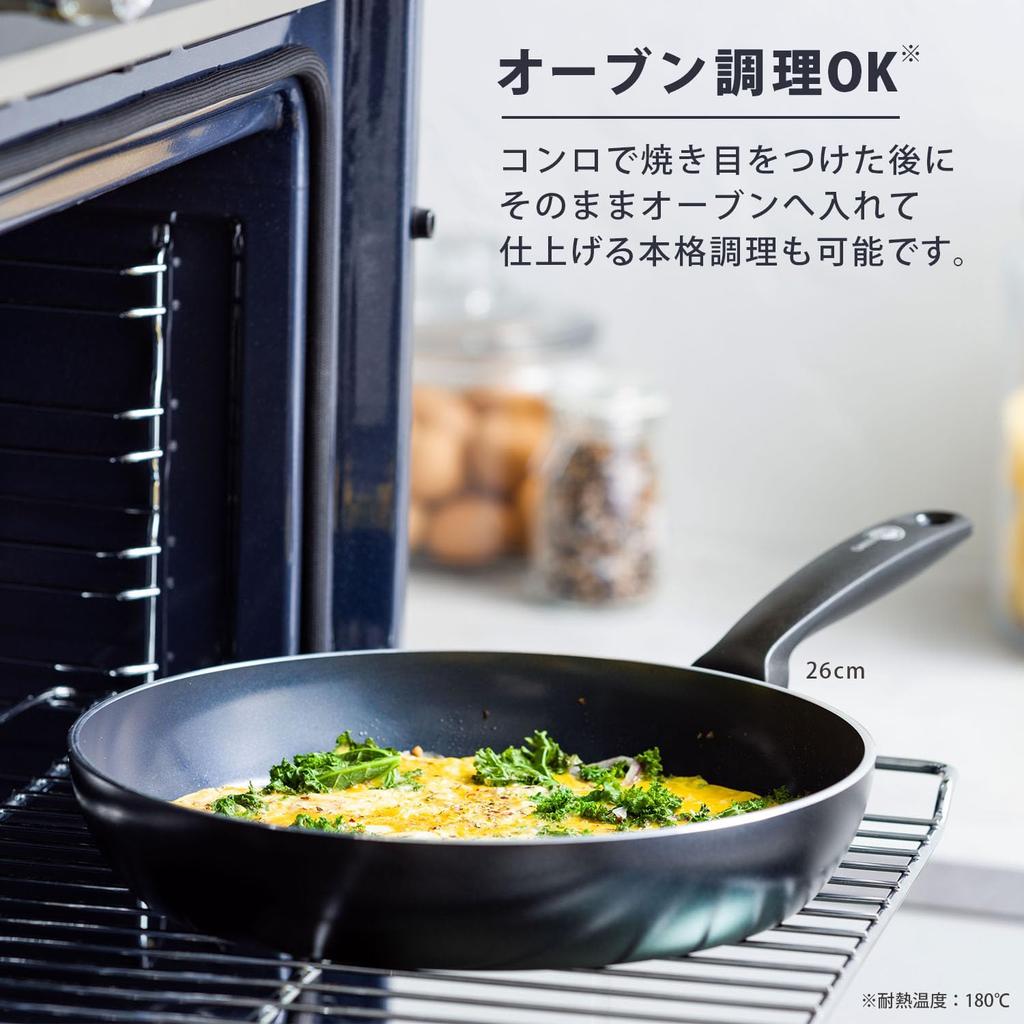 GreenPan Egg Induction and Gas Ceramic Large cooking Recommended for Diamond particles for high thermal Dishwasher Product Pan, 14x18cm, Compatible,