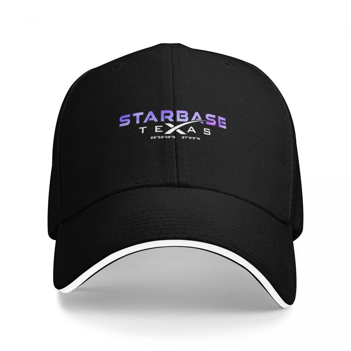 Starbase Texas Boca Chica Spacex Baseball Cap Western Hat Tea Hat Cosplay Golf Unisex Womens