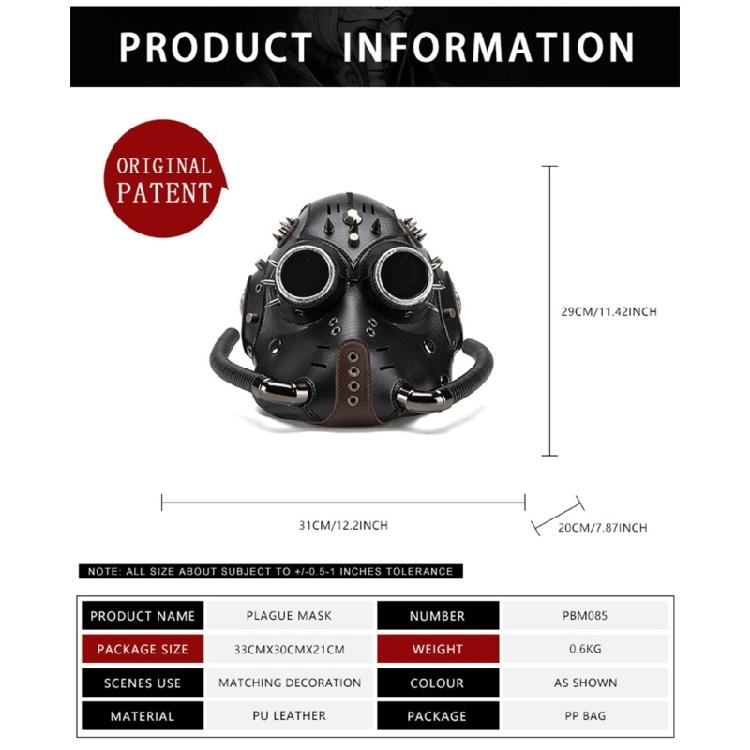 Roleplay Doctor Mask For Halloween Parties Motorcycle Protection Lightweight Breathable Steampunk Design Riders Essential