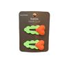 Little Girl Fluorescent Color Love Hairpin Children's Color Wavy Side Broken Hair BB Clip Pair Hairpin Headdress