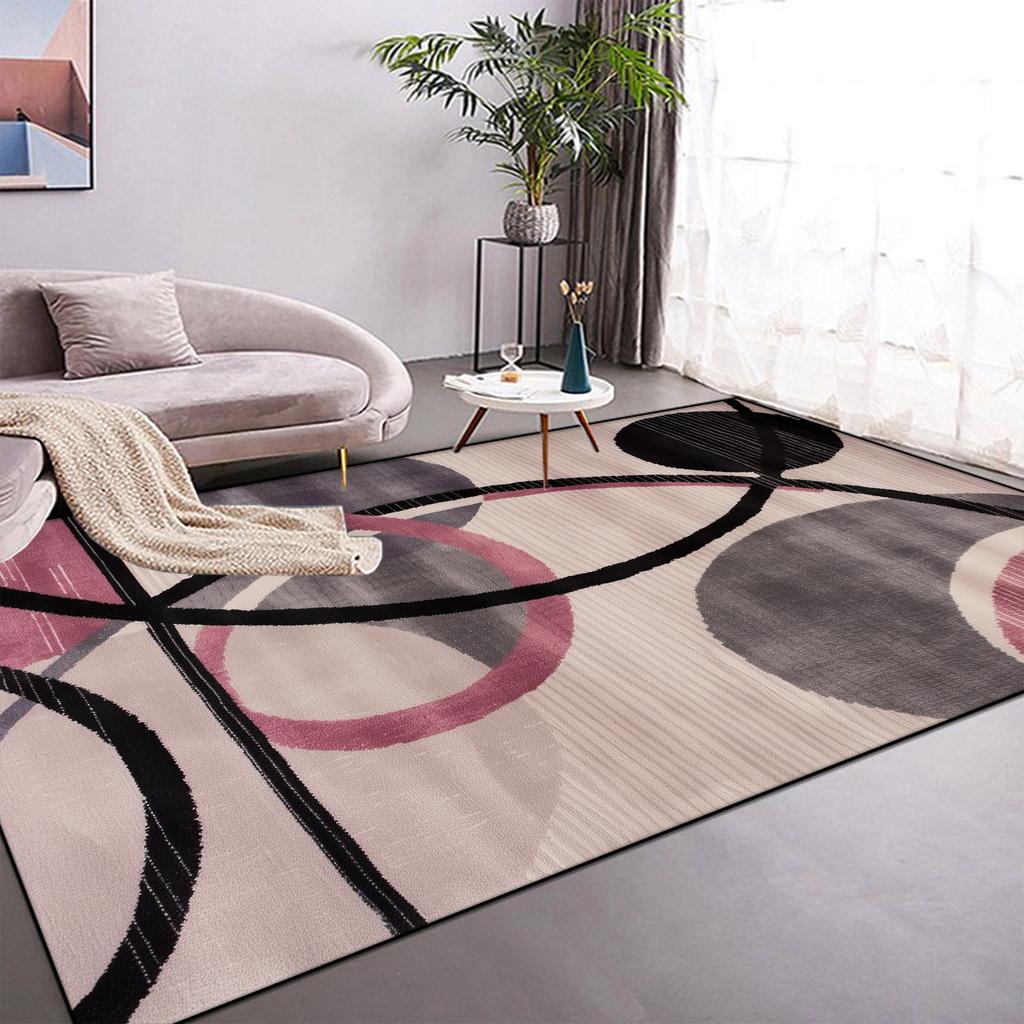 Modern Light Luxury Carpets for Living Room Abstract Large Area Sofa Rug Non-slip Bedroom Decor Rug Washable Coffee Table Mat