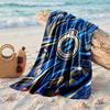 Asciugamano da Spiaggia in Microfibra Club Brugge FC Asciugatura Rapida Assorbente Grande Asciugamano per Spiaggia Nuoto Viaggio