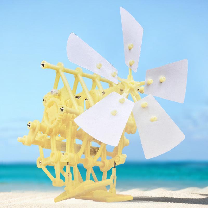 DIY Wind-Powered Robot Kit: Creative Educational Science Toy for Students