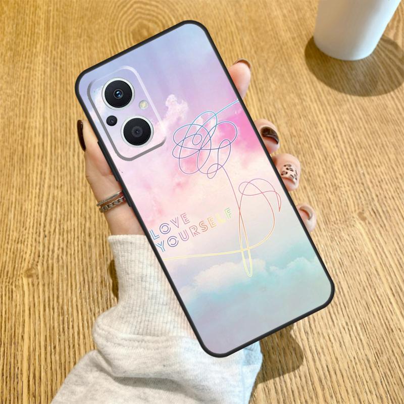 Love Yourself Flower Kpop Funda For OPPO Reno 14 F 10 11 12 13 Pro 13F 12F 11F 7 8 Lite OPPO Find X6 X5 X8 X9 Pro Case