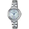 Casio SHEEN Radio-controlled Solar Metal Band Silver Blue SHW-5100D-7AJF Wrist Watch for Women