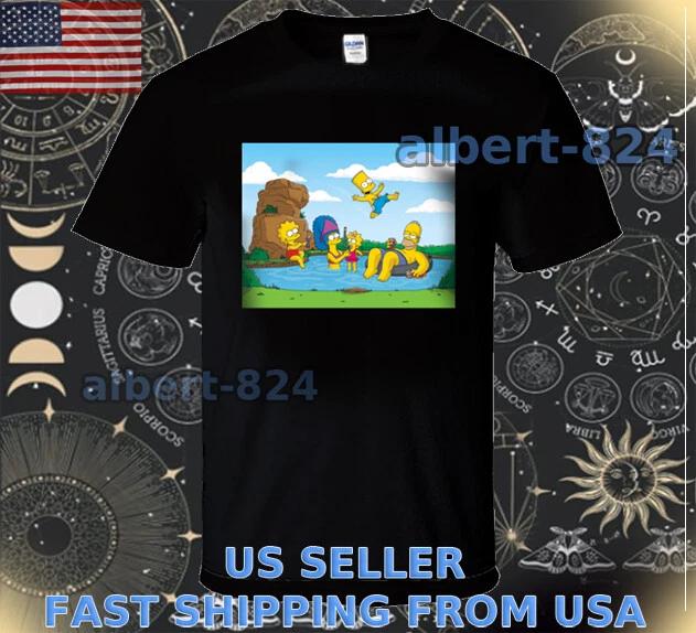 NEW SHIRT THE SIMPSONS FAMILY LOGO T shirt FUNNY AMERICAN SIZE S TO 5XL M