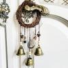 Enchanting Decorative Witch Bells Macrame Decorative Bells 16.5*16*cm Witchcraft Wind Chimes Enchanting Decorations