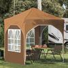 Pop Up Party Tent 192 X 192 X 245 Cm Beige