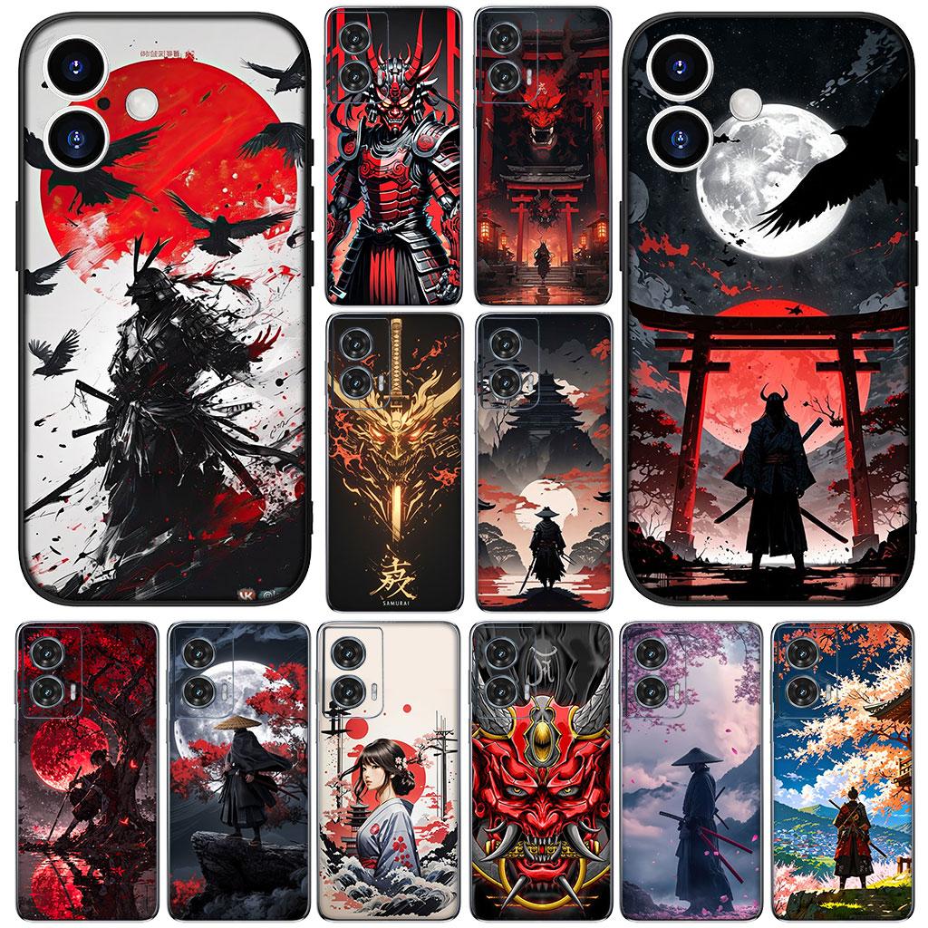Phone Cover Samurai Ninja Oni Mask Bushido for Xiaomi Poco C85 C71 C65 C61 X7 X6 X5 M6 M7 F6 F7 F8 Ultra Pro C75 Soft Case