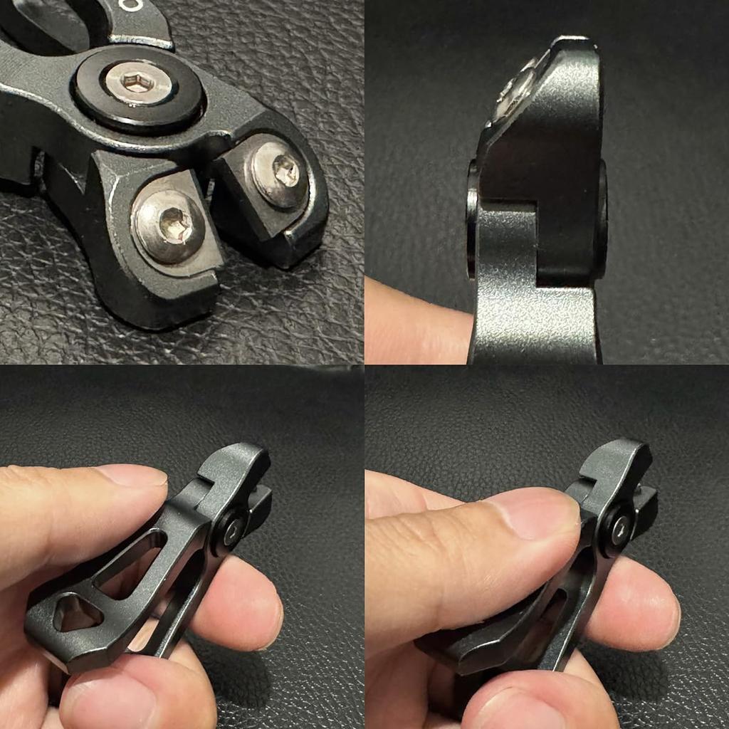 Olerud Fishing Tackle Super Spaspardo Line Tungsten Blade X Scissors with Super Cutting Performance for PE Angled Blade Carabiner Fitted Cutter