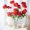 Artificial Geranium Flowers UV Resistant Faux Silk Geranium Flower Bouquet with 3 Heads Blooms for Home Kitchen Garden Table Centerpiece Outdoor