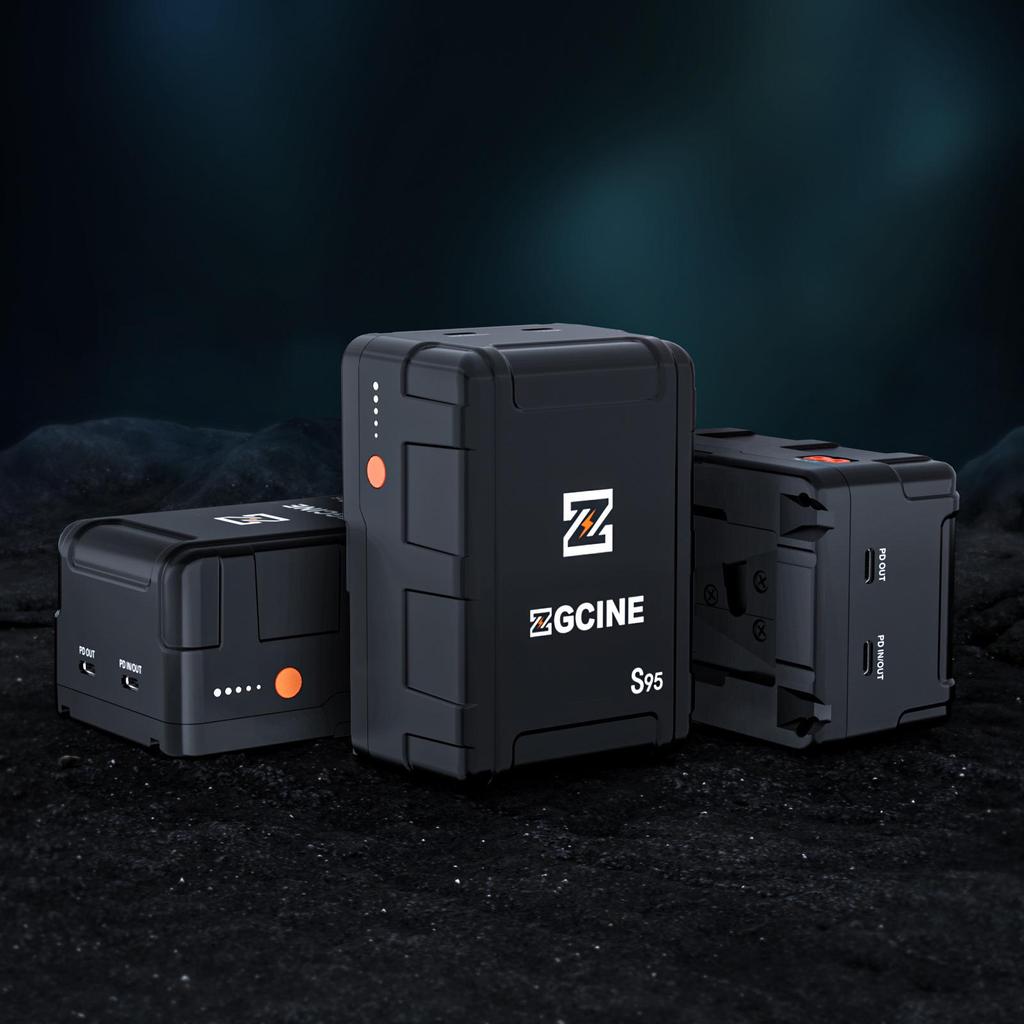 ZGCINE V-Mount S95 Battery for Outdoor Camera, Monitor & Video Transmission