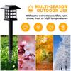 12Pack Solar Path Lights Outdoor Solar Walkway Lights Waterproof Garden Light Decorative for Yard Landscape Driveway Warm White
