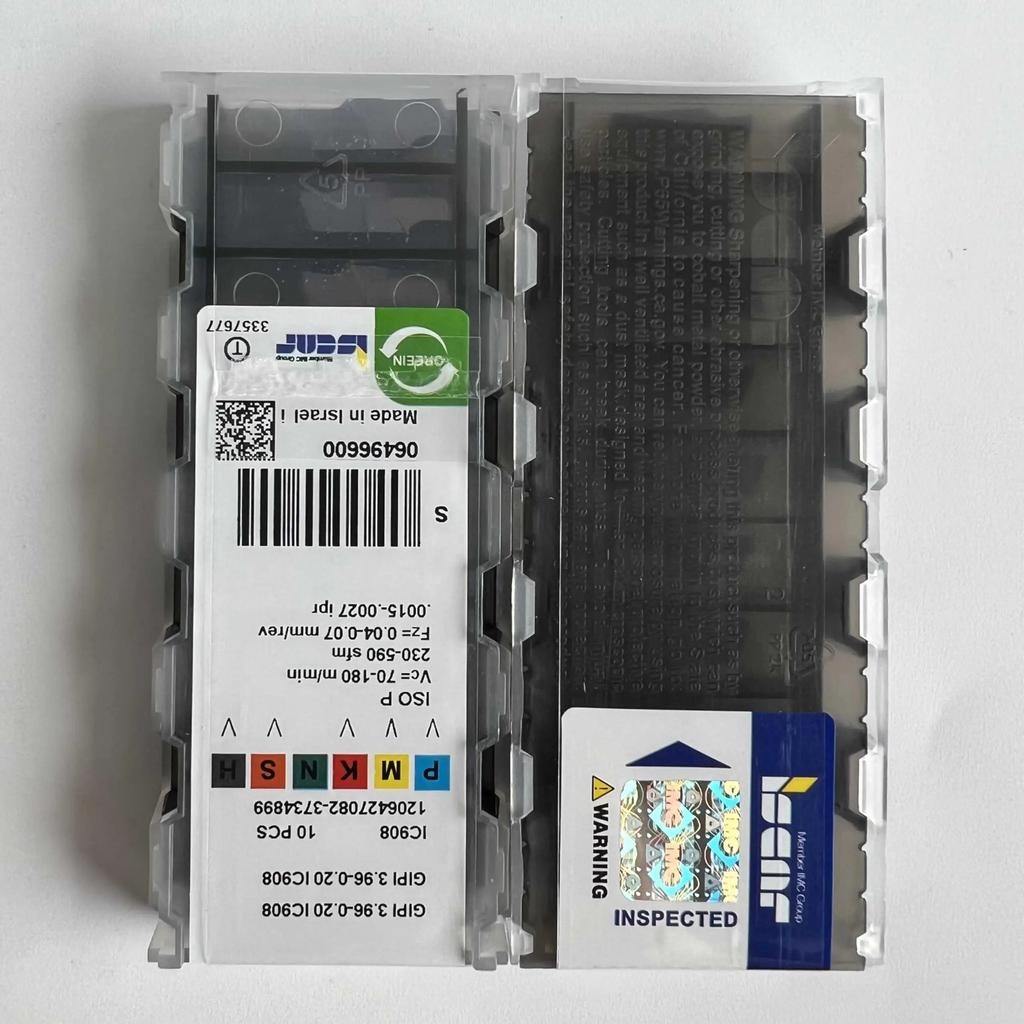 GIPI3.96-0.20 IC908 /Industrial indexable carbide inserts 10 Pcs