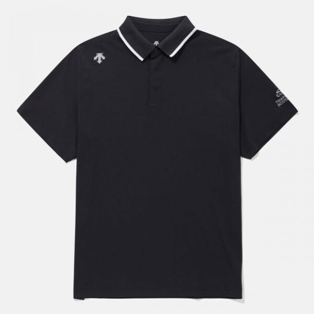 

Футболка с коротким рукавом DescenTe Cqk Sq221ips42 Blk Sco Polo Футболка черная 100