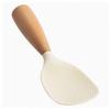 Non-stick Silicone Rice Spoon with Anti-slip, Heat-resistant Wooden Handle