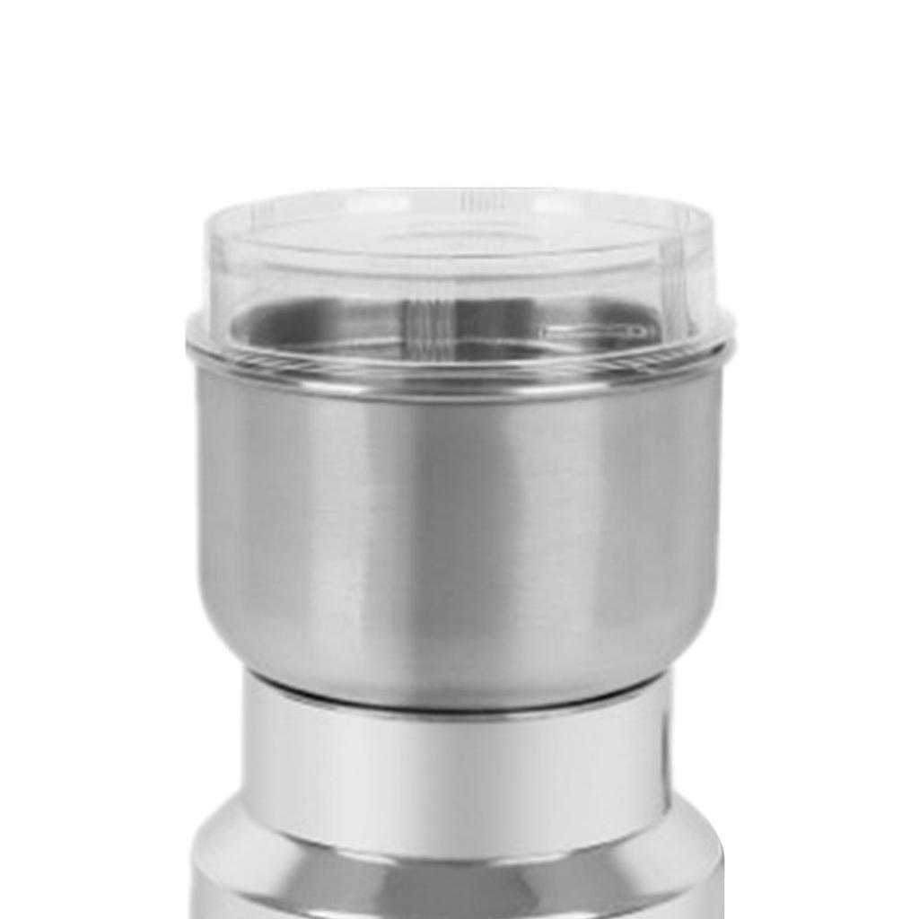 Electric Grinder 4 Blades Transparent Lid Safe Multifunctional Coffee Bean Mill for Herbs Grains