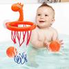 Suction Cup Shooting Basket Toys Shower Toys Bathtub Water Play Set Bath Basketball Hoop  Bathroom