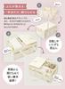 Diaper Storage Container with Lid, Diaper Bag, Storage Case, Diaper Storage, Diaper Case, with Dividers (white, New Specifications)