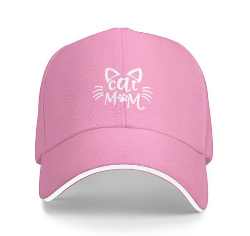 Cat Mom Hats Mama Baseball Cap Denim Adjustable Unisex Hat Cap for Women Snapback Cap Adult Unisex Four Seasons